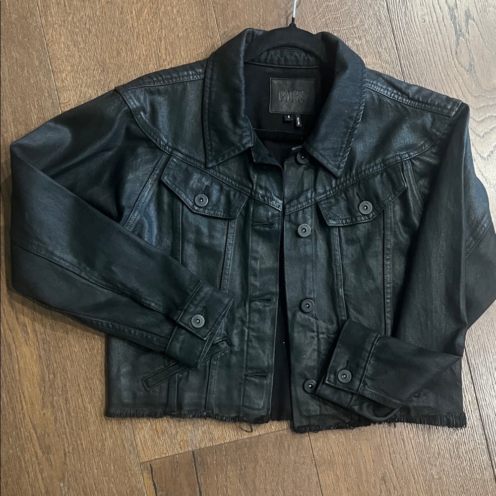 PAIGE Black Leather Jacket